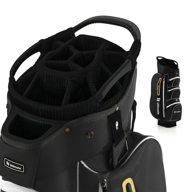 9.5 Inch Lightweight Golf Cart Bag with 15 Way Top Dividers by DirectDeals