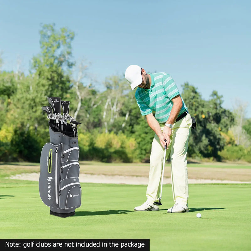 9.5 Inch Lightweight Golf Cart Bag with 15 Way Top Dividers by DirectDeals