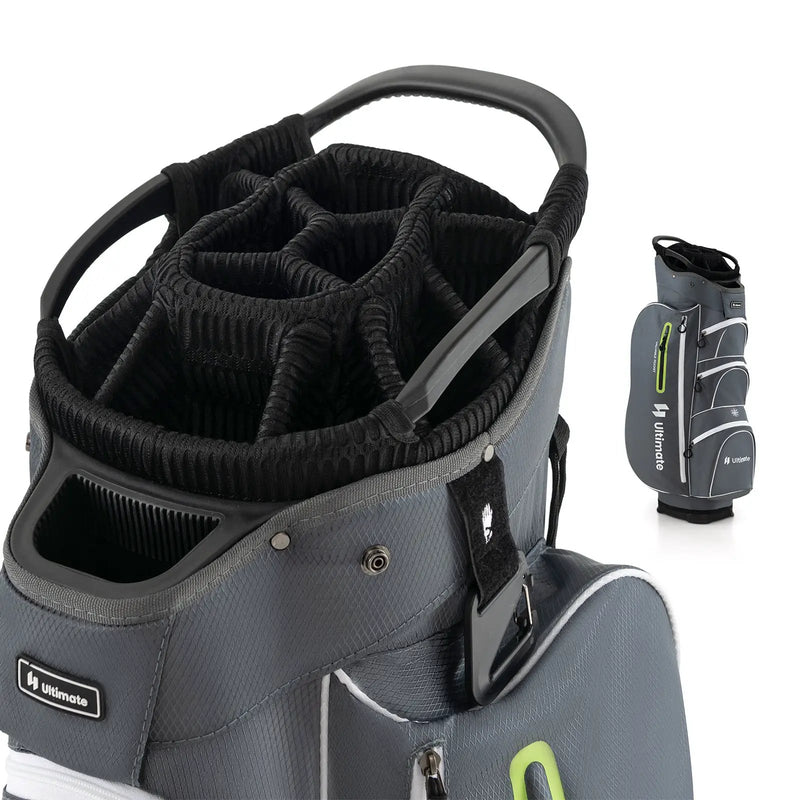 9.5 Inch Lightweight Golf Cart Bag with 15 Way Top Dividers by DirectDeals
