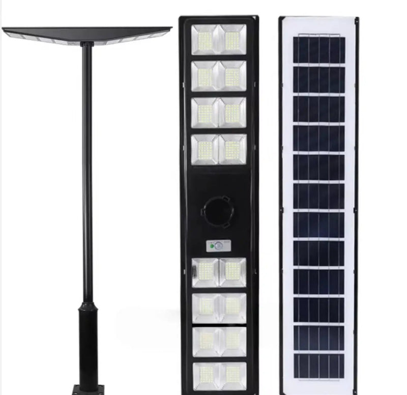 9000W All-in-One Double Side Solar Street Light Road Path Motion Sensor Parking a lot IP65 Waterproof by Outdoor Solar Outlet