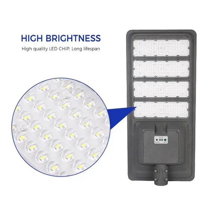 9000W Aluminum Frame All In One Solar Street /Parking Lights Motion Sensor, Dusk to Dawn 180000LM with Remote Control by Outdoor Solar Outlet