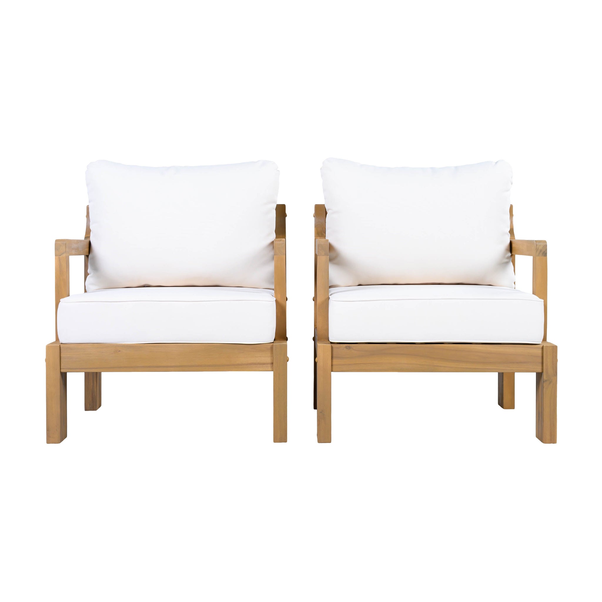 Outdoor Acacia Patio Chair (Set of 2) by HouseOfZazla