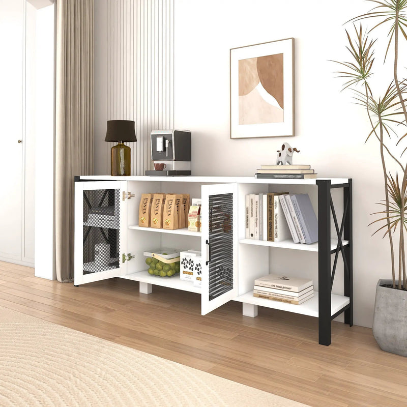 Industrial TV Stand for Living Room and Bedroom by HouseOfZazla