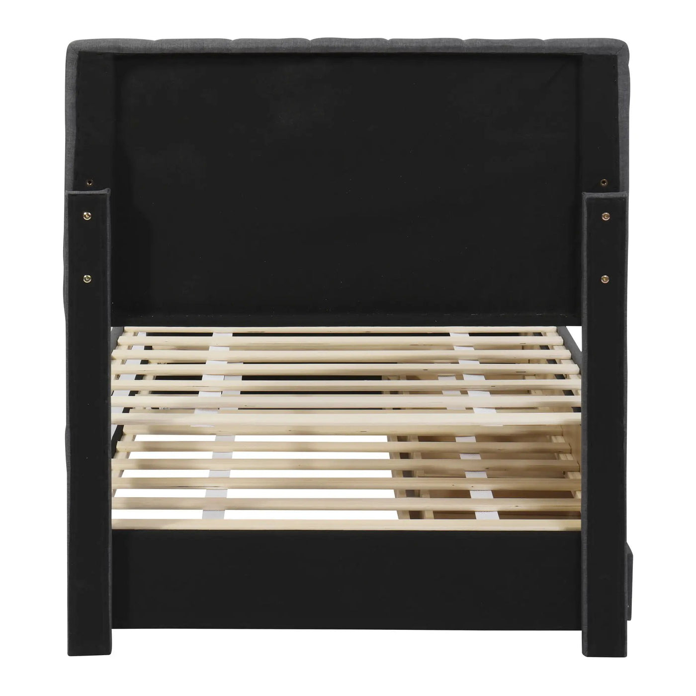 Upholstered Design Platform Bed With Trundle by Unique Piece Furniture