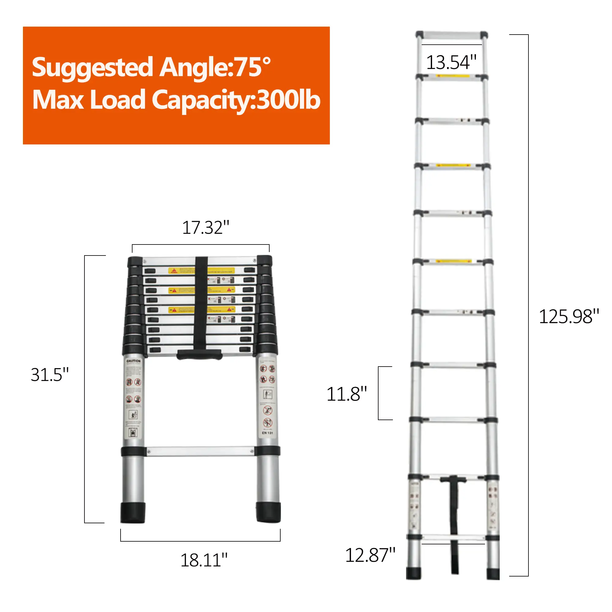 Telescoping Ladder 10.5FT by HouseOfZazla
