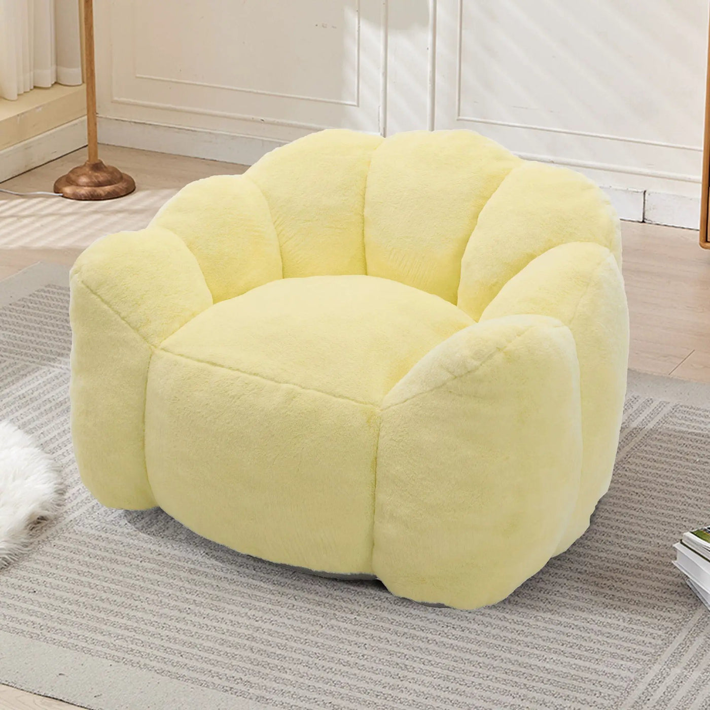 Lotus Style Compression Sofa With Pull Ring by Unique Piece Furniture