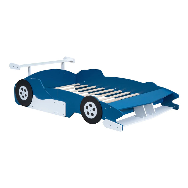 Race Car-Shaped Platform Bed With Wheels by HouseOfZazla
