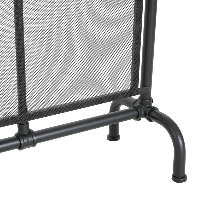 Celeste 1 Panel Iron Fireplace Screen 36" W x 29" H by HouseOfZazla