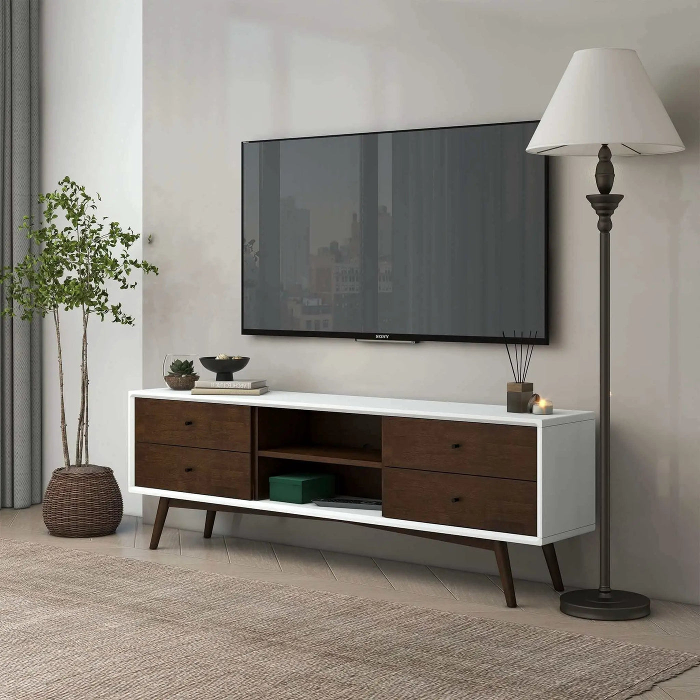 Caroline - Modern TV Stand Up To 72" by HouseOfZazla