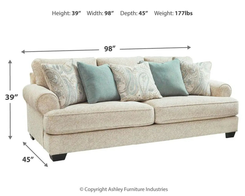 Monaghan - Sofa - Sandstone by Unique Piece Furniture