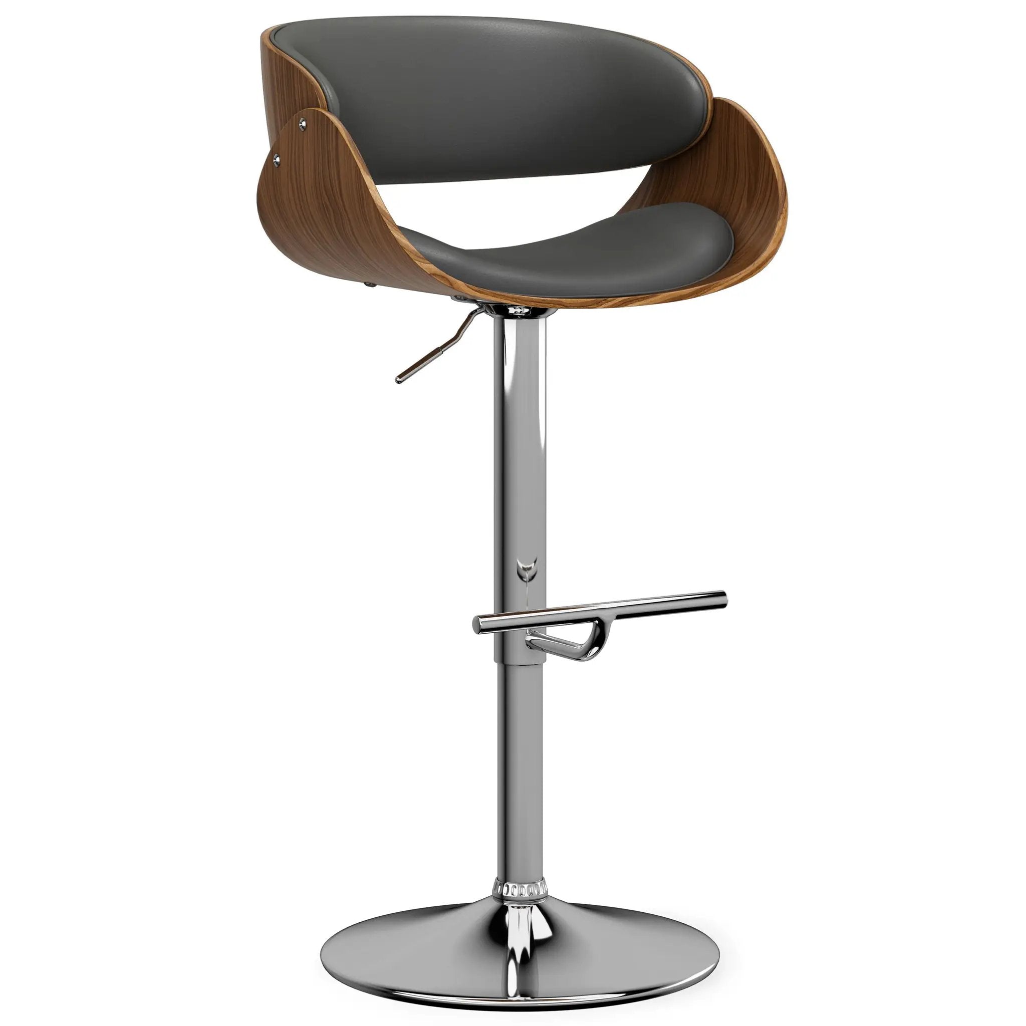 Amery - Mid Century Modern Adjustable Swivel Bar Stool by Unique Piece Furniture
