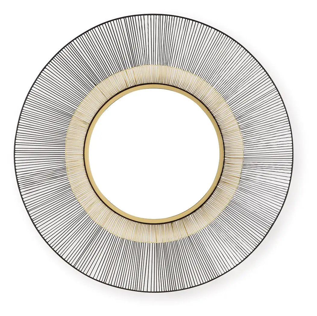 Dallmen - Accent Mirror - Black / Gold Finish by Unique Piece Furniture