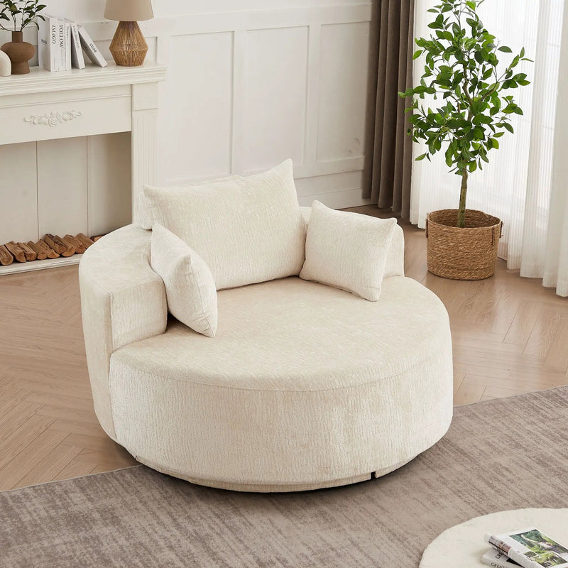 Single 360 Degree Swivel Chair For Living Room by HouseOfZazla