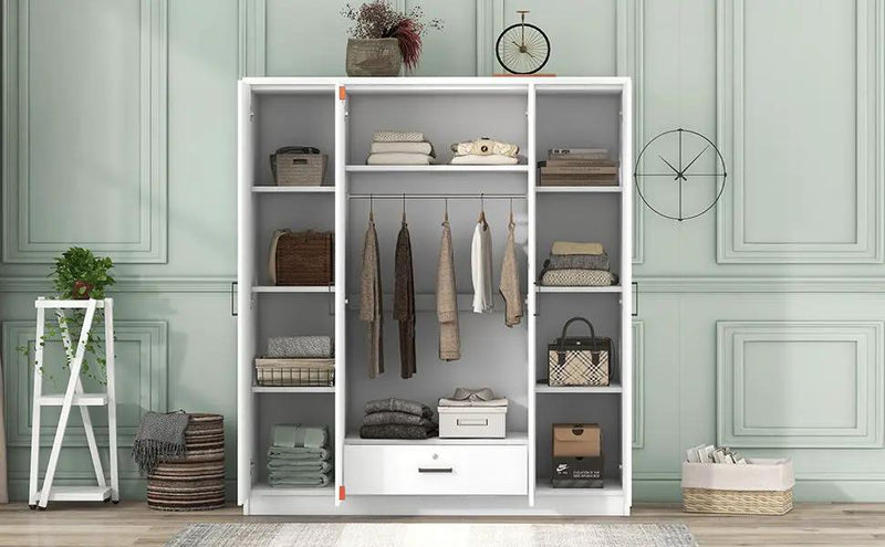 4 Door Wardrobe With 1 Drawer by HouseOfZazla