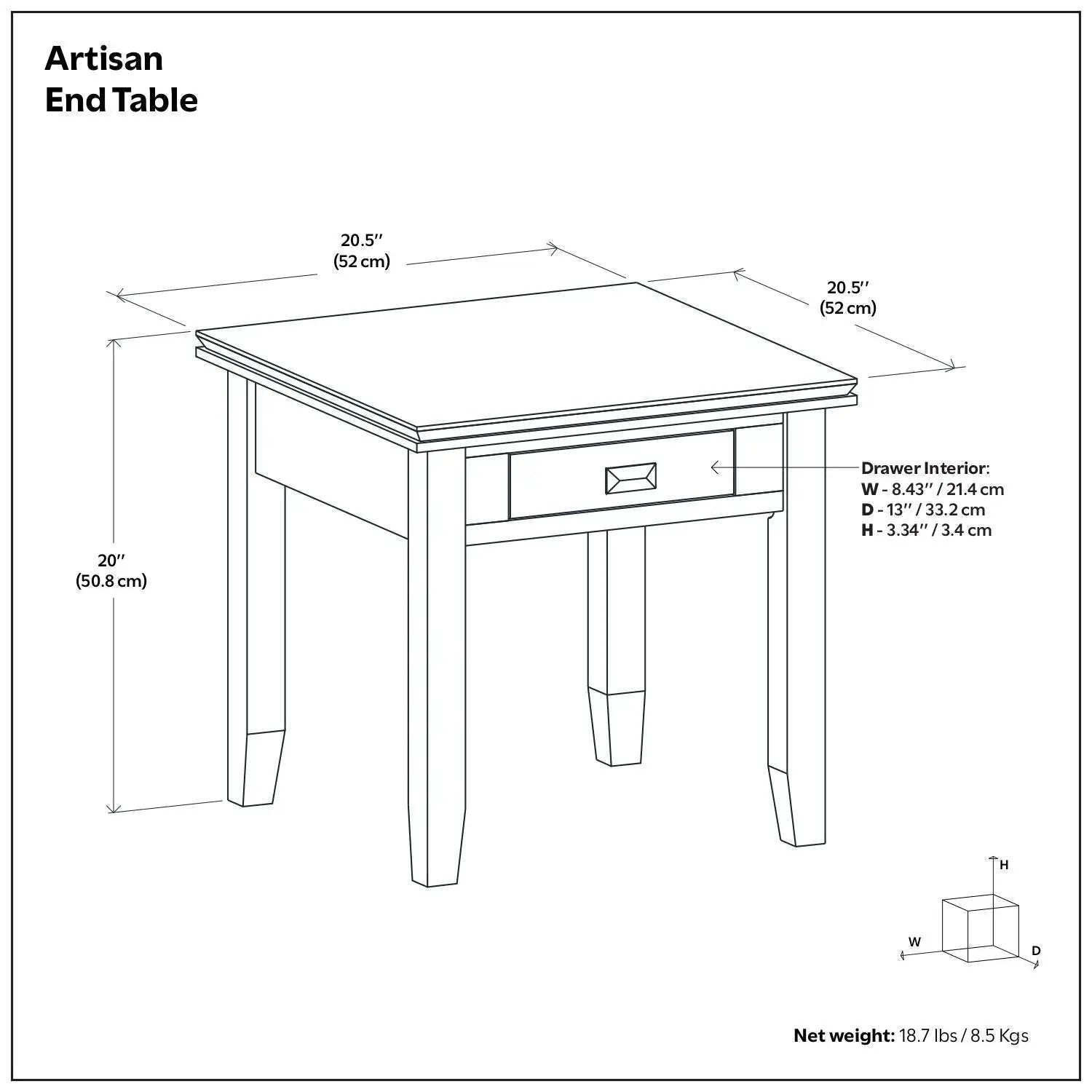 Artisan - End Table - Russet Brown by Unique Piece Furniture