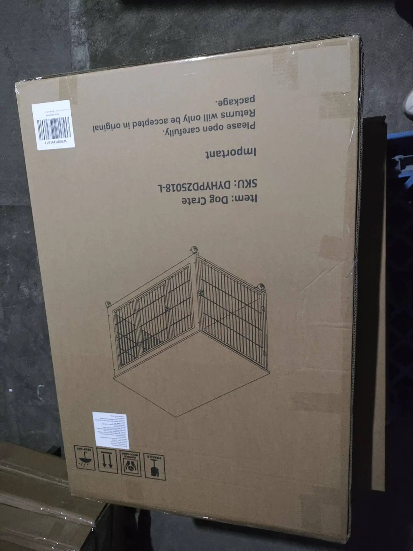 38.6" Dog Crate Furniture with Wheels for Small Dogs by HouseOfZazla