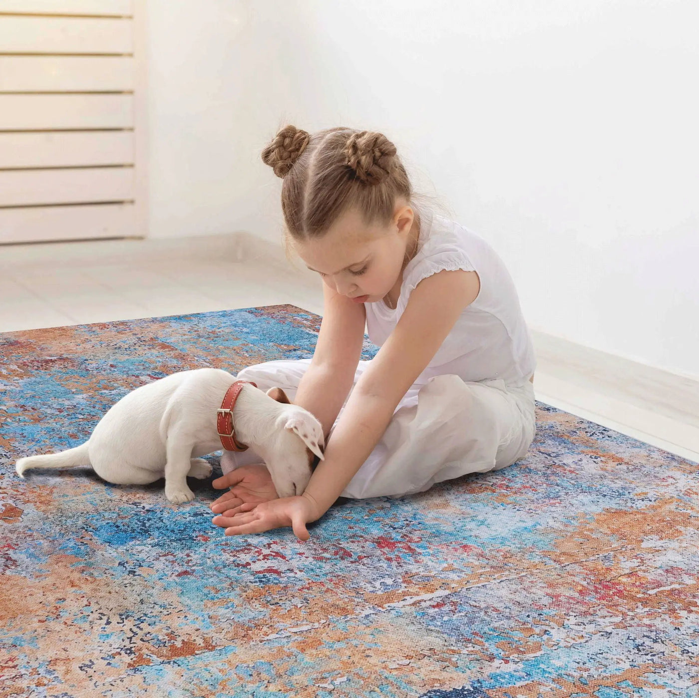 Maval - Abstract Washable Area Rug by Unique Piece Furniture