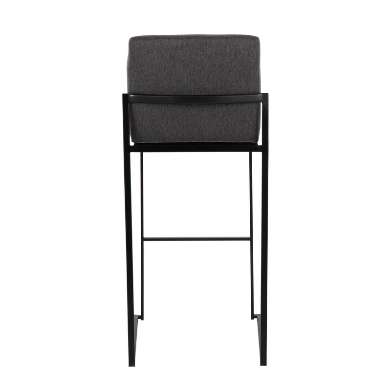 Fuji - Contemporary High Back Barstool Elegant Design by HouseOfZazla