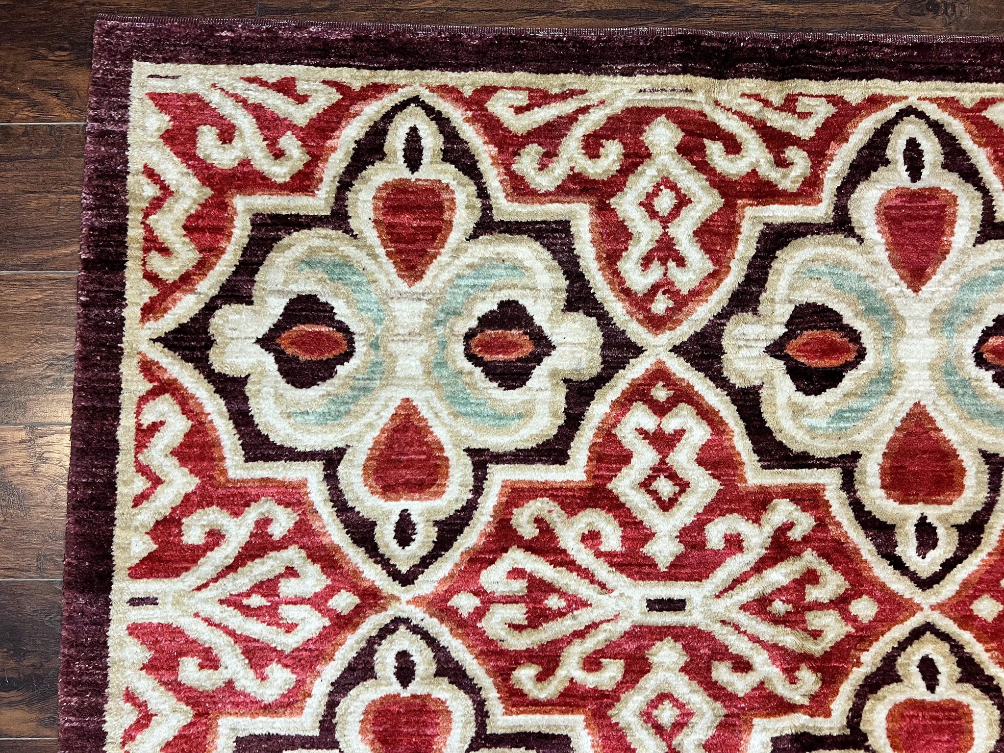 Portuguese Rug 9x12, Vintage Carpet, Handmade Wool Rug by Jewel Rugs