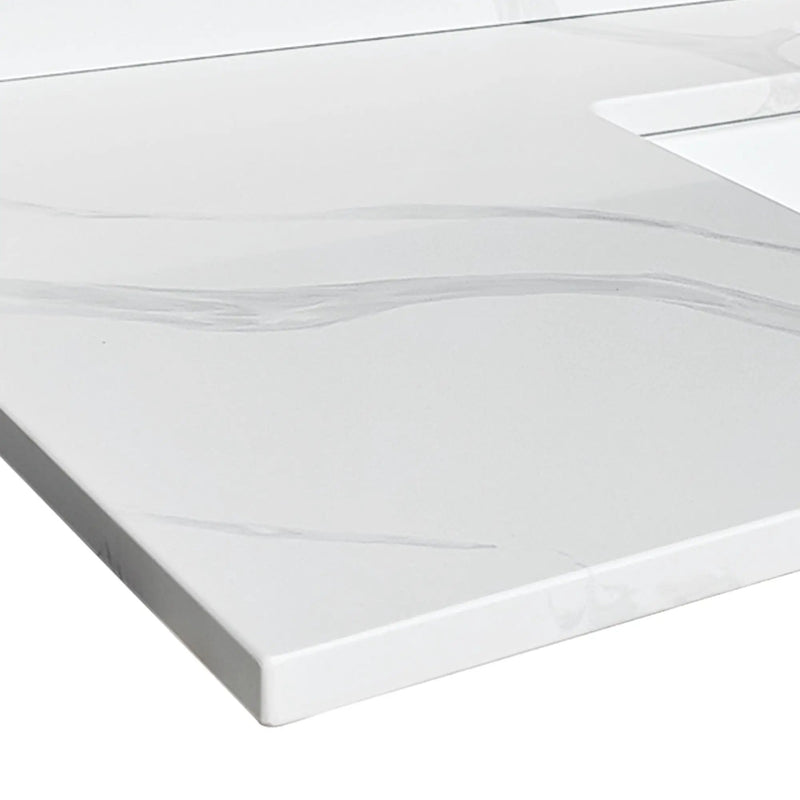 43-inch Quartz Bathroom Vanity Top with Undermount Single Bowl Sink by HouseOfZazla