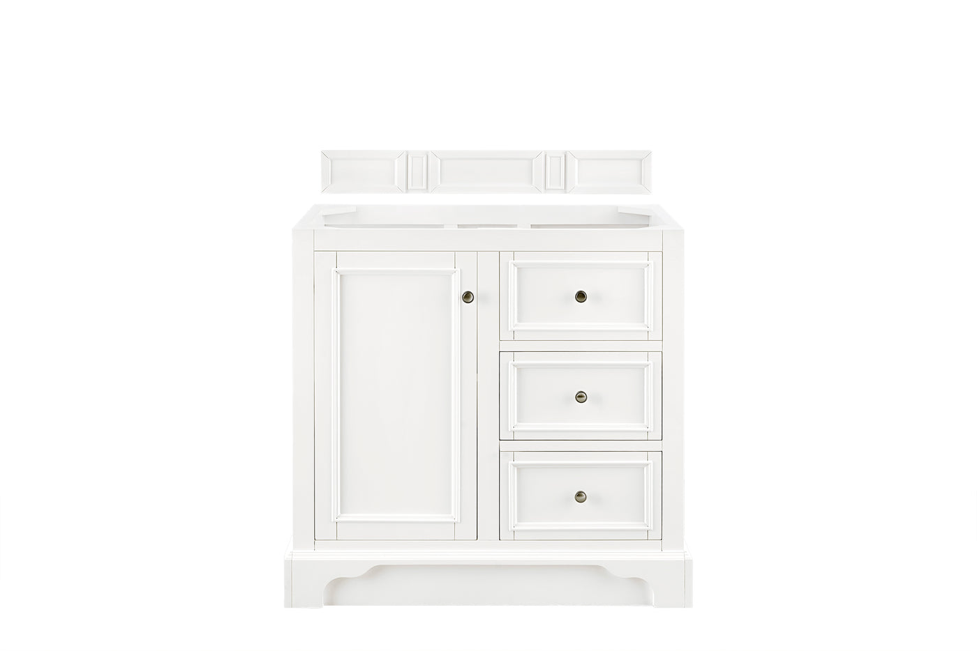James Martin De Soto 36" Single Bathroom Vanity, Bright White, view 14