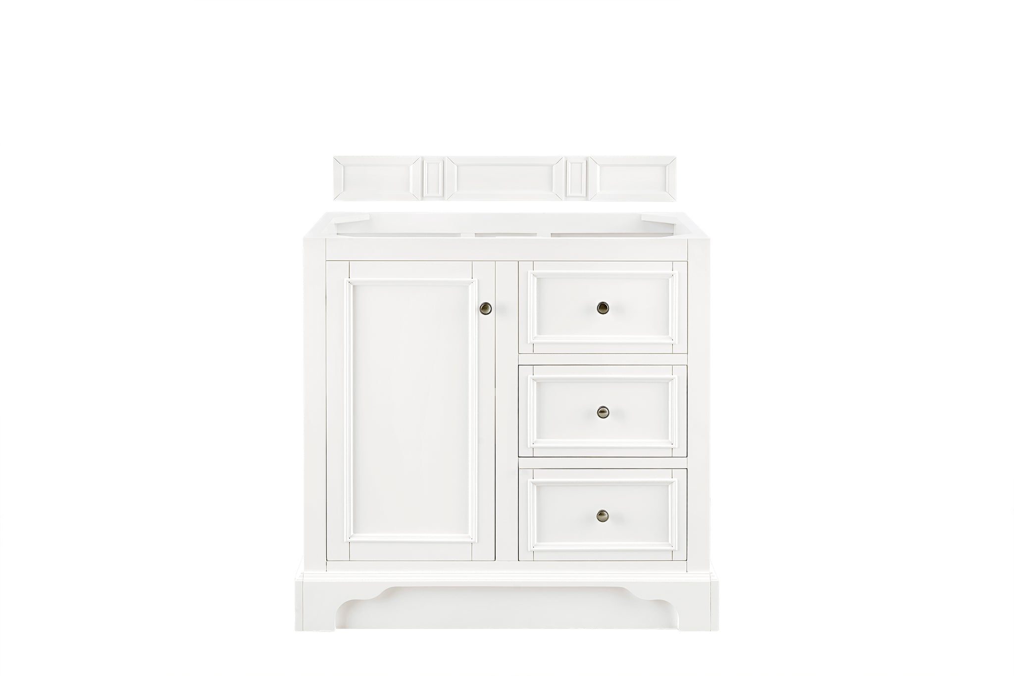 James Martin De Soto 36" Single Bathroom Vanity, Bright White, view 14