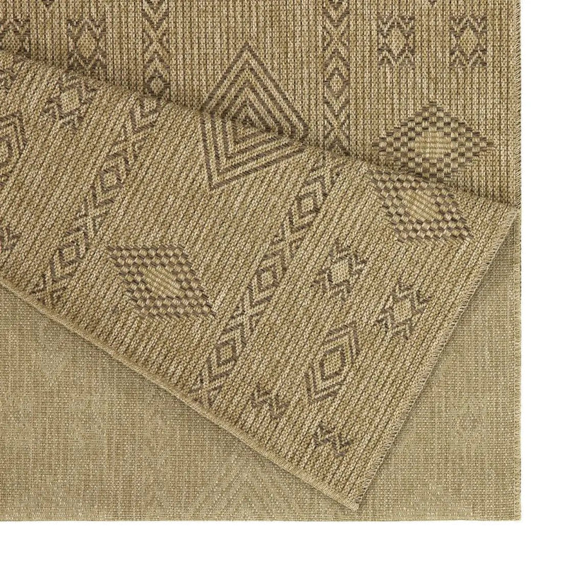 Earth GC_NTL1002 Jute/Mocha Indoor/Outdoor Area Rug by HouseOfZazla