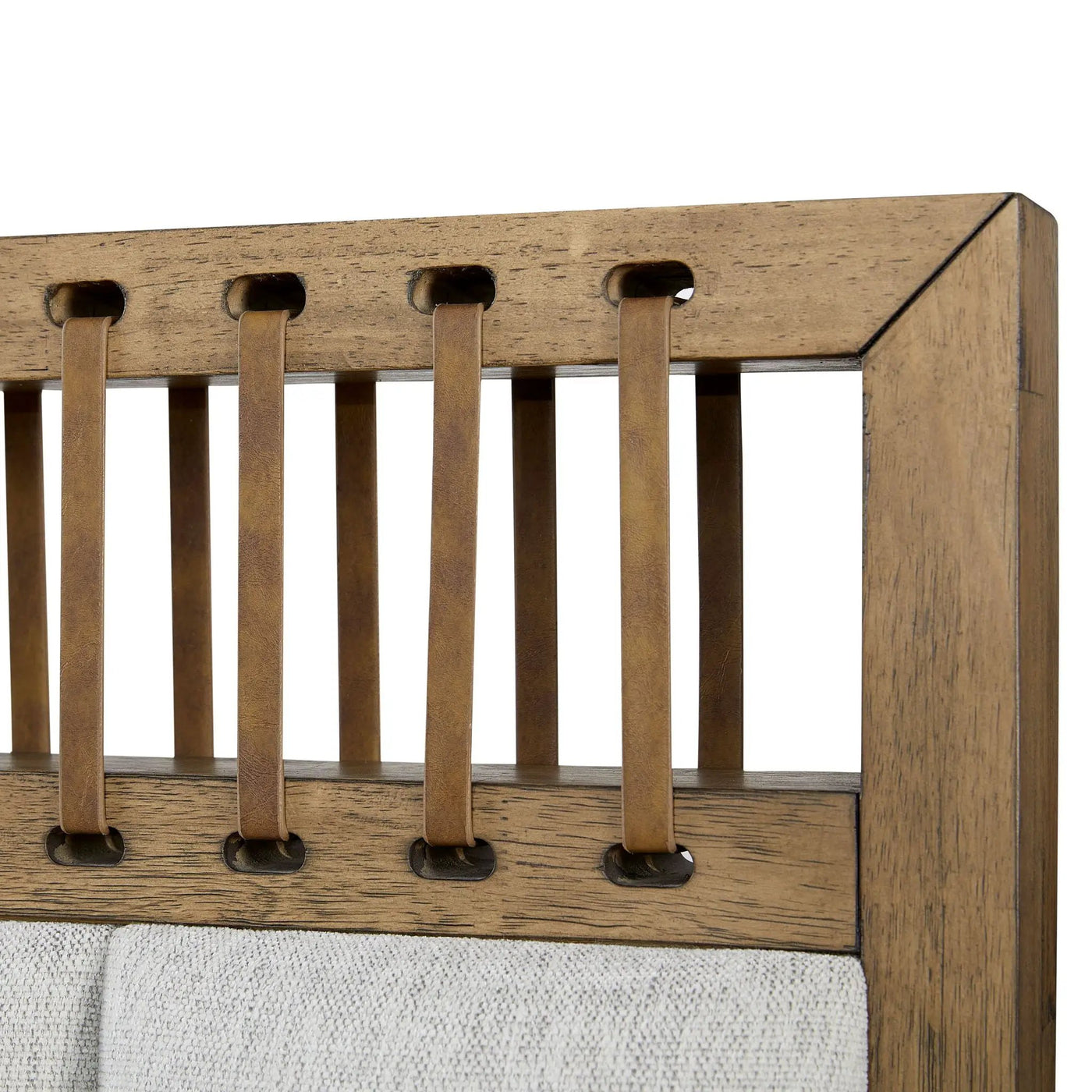 Elegant Design Upholstered And Strap Panel Bed by Unique Piece Furniture
