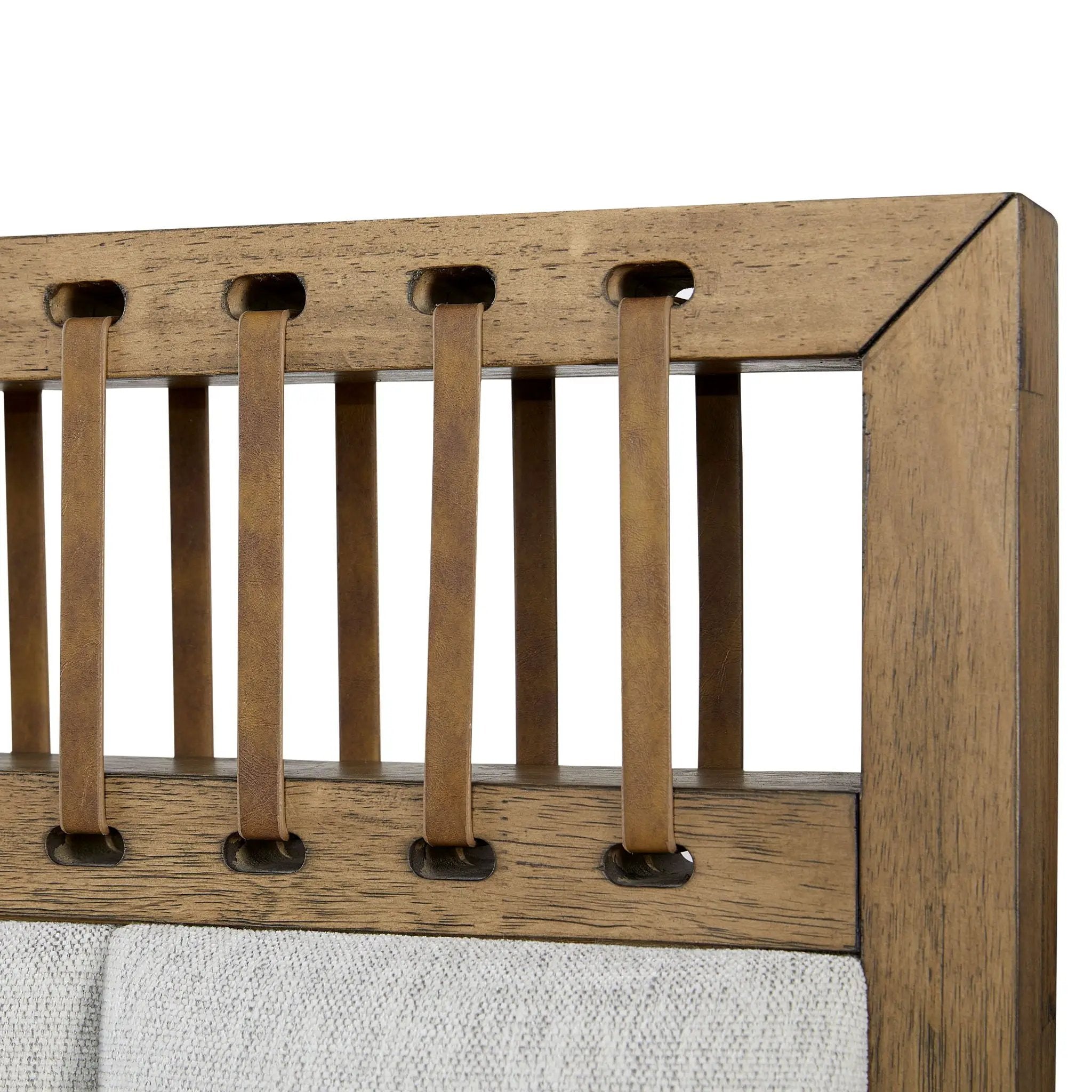 Elegant Design Upholstered And Strap Panel Bed by Unique Piece Furniture