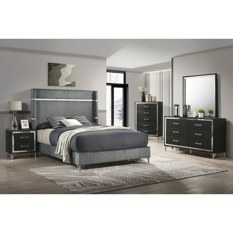 Malcolm - Wingback Bed