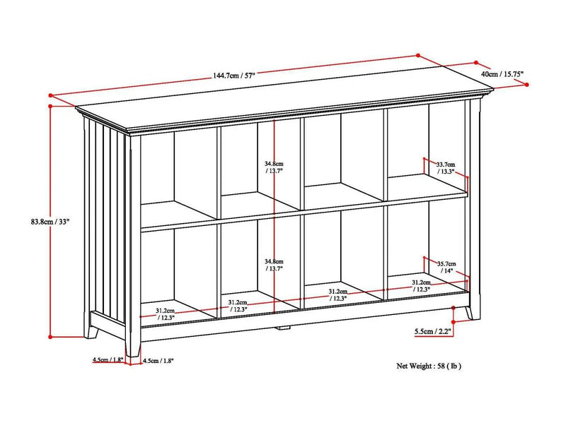 Acadian - Handcrafted Cube Storage by Unique Piece Furniture
