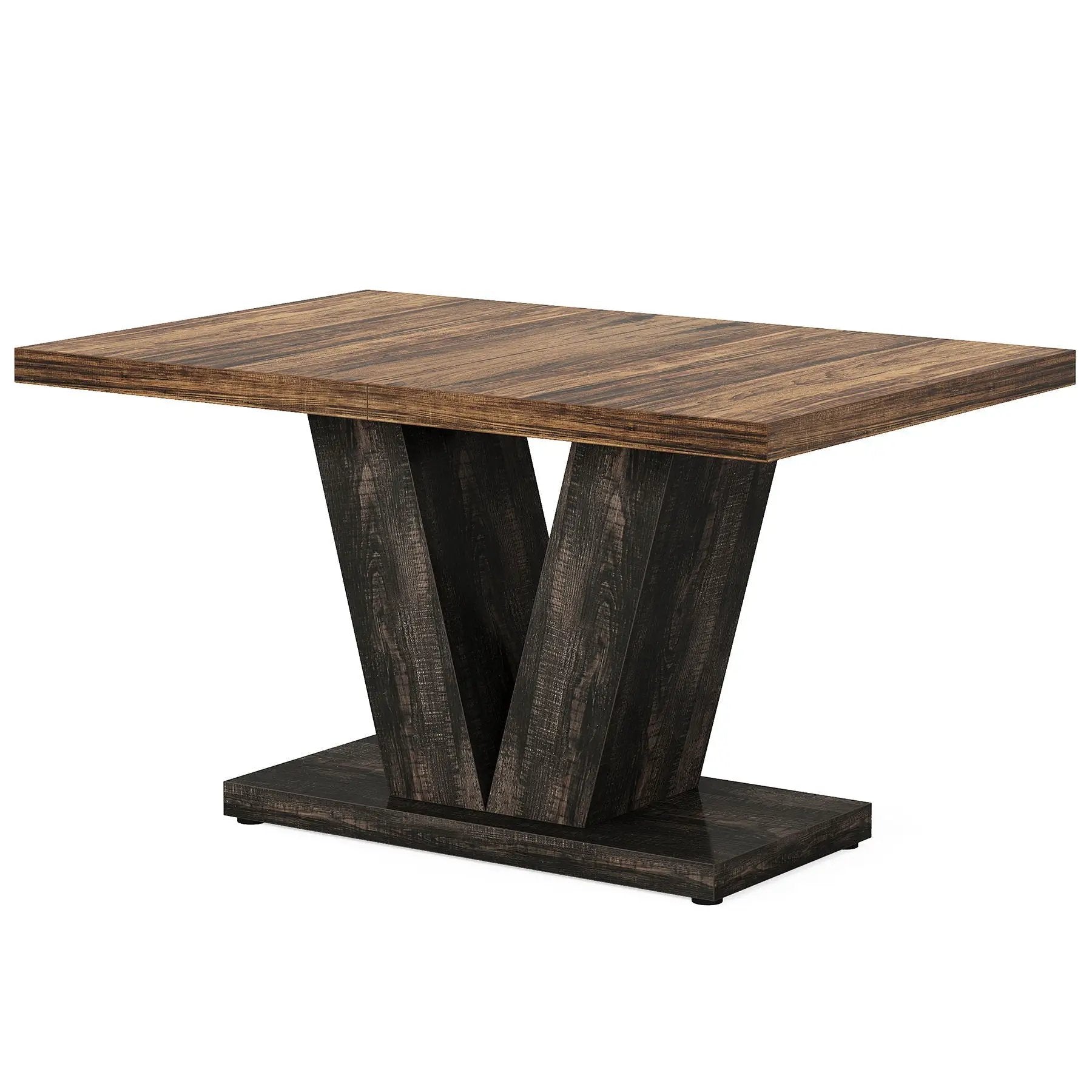 Dining Table With Pedestal Base For 4 - 6 People by HouseOfZazla