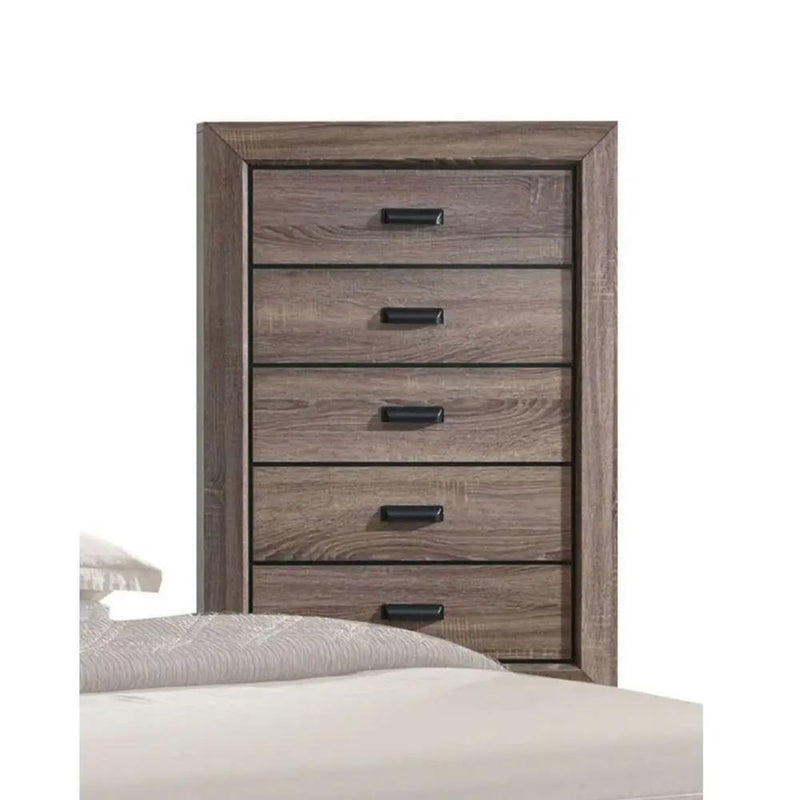 Lyndon - Chest - Weathered Gray Grain by Unique Piece Furniture