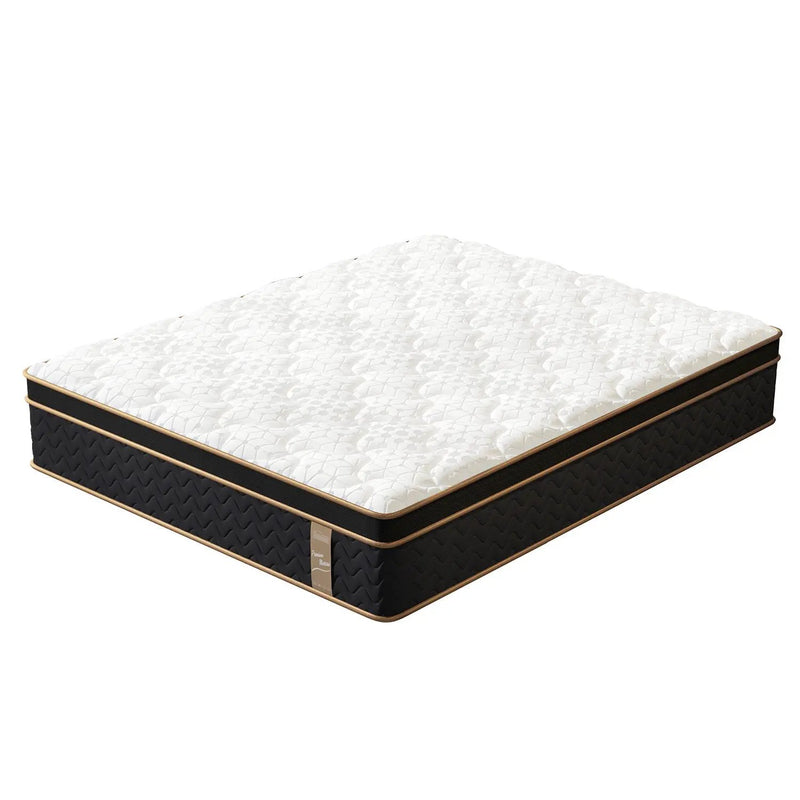 Plush Hybrid Mattresses With Gel Memory Foam, Individual Pocket Spring Motion Isolation Edge Support by Unique Piece Furniture