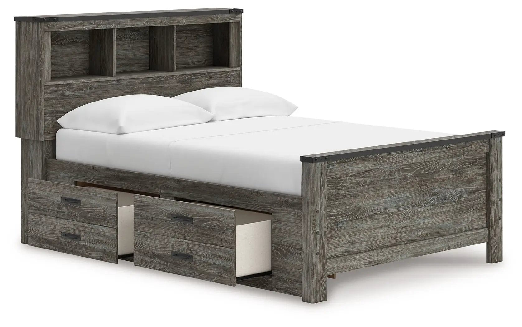 Frandern - Bookcase Panel Bed by Unique Piece Furniture
