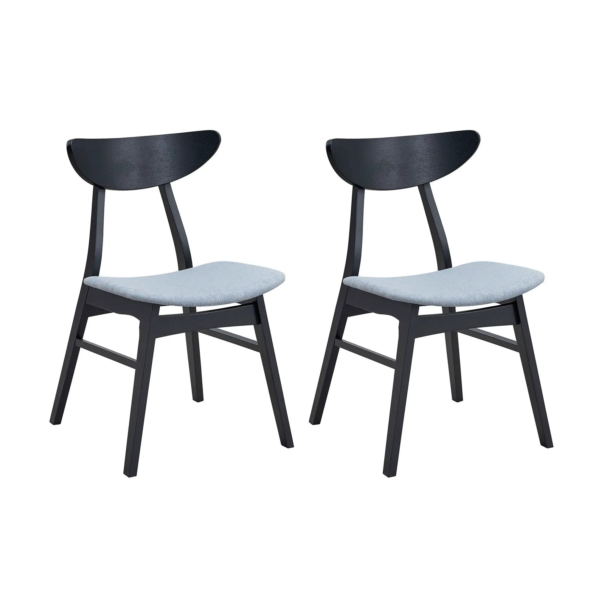 Wooden Dining Chairs Set of 2 by HouseOfZazla