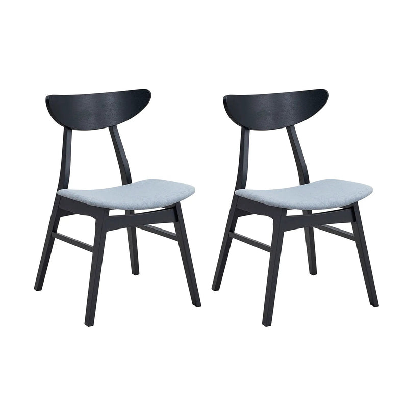 Wooden Dining Chairs Set of 2 by HouseOfZazla