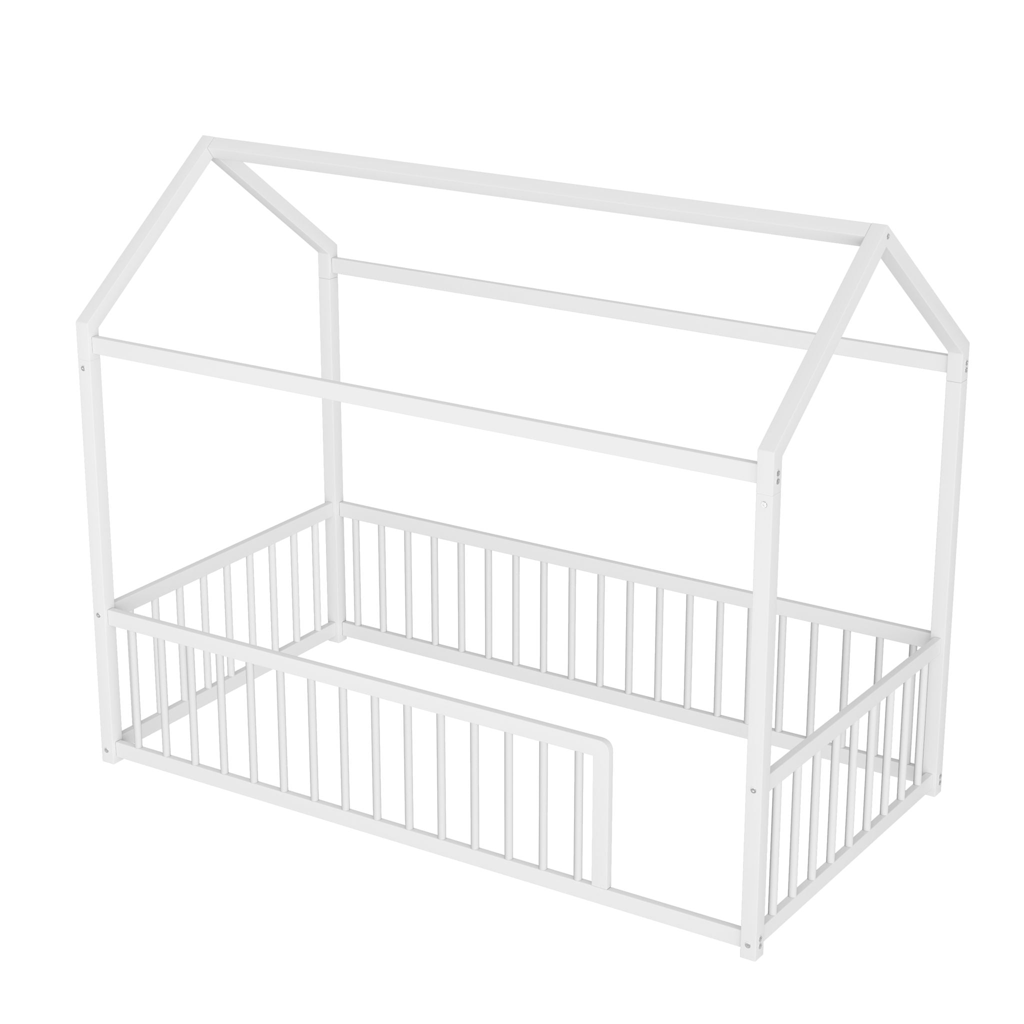 Montessori Floor Bed Frame With House Shape by HouseOfZazla
