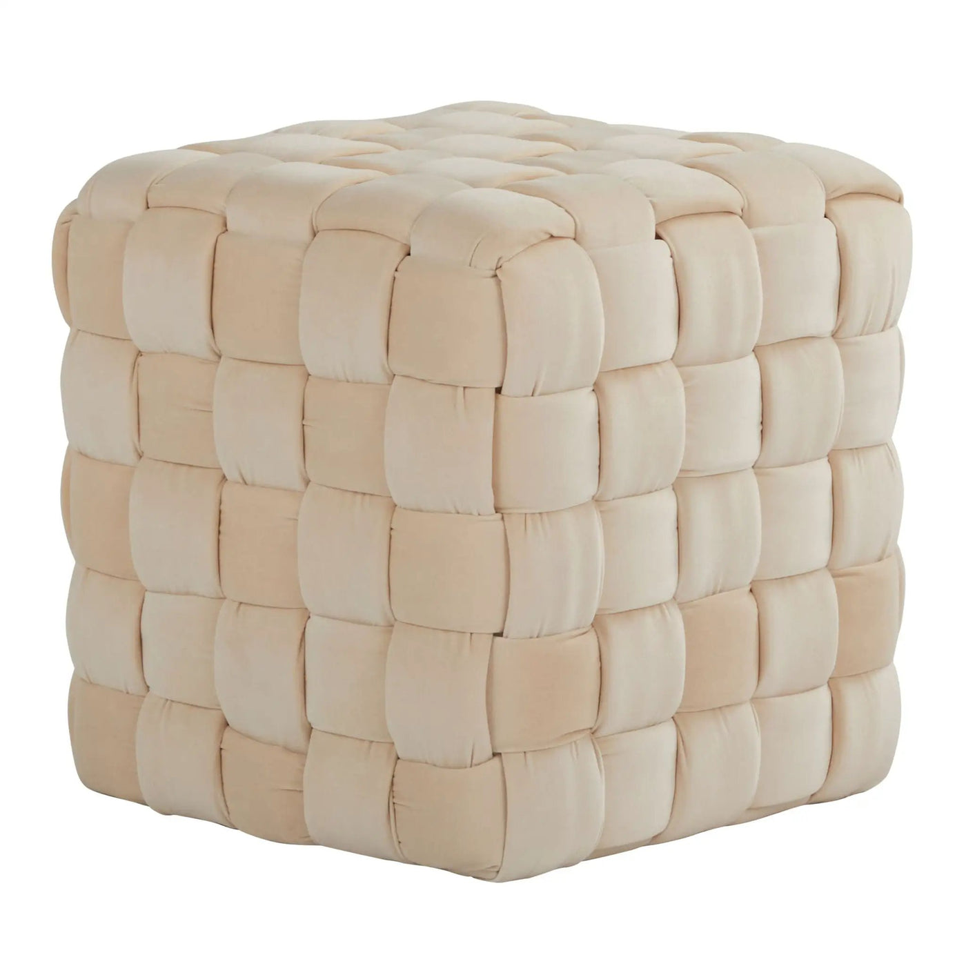 Square Braided Ottoman - by HouseOfZazla
