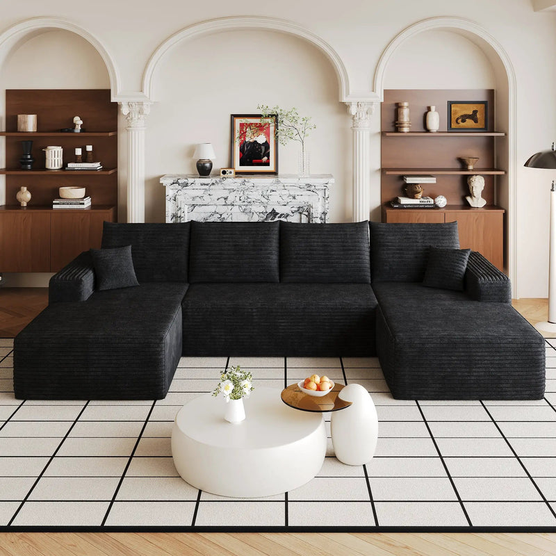 134" Cloud Sectional Sofa by HouseOfZazla