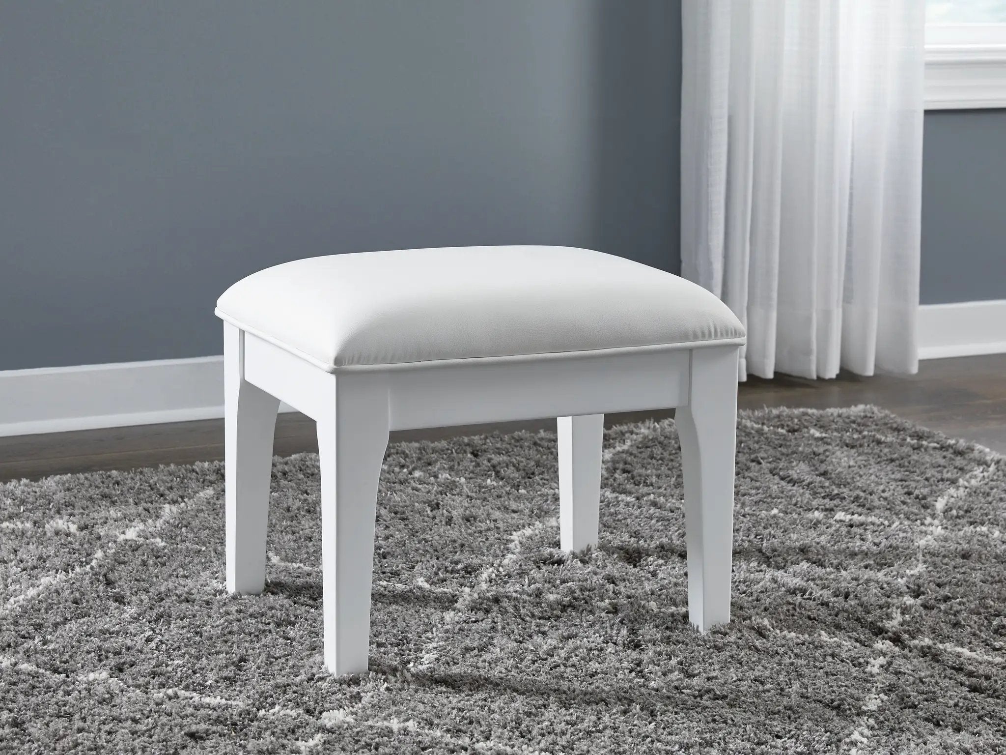 Chalanna - Vanity Stool - White by Unique Piece Furniture
