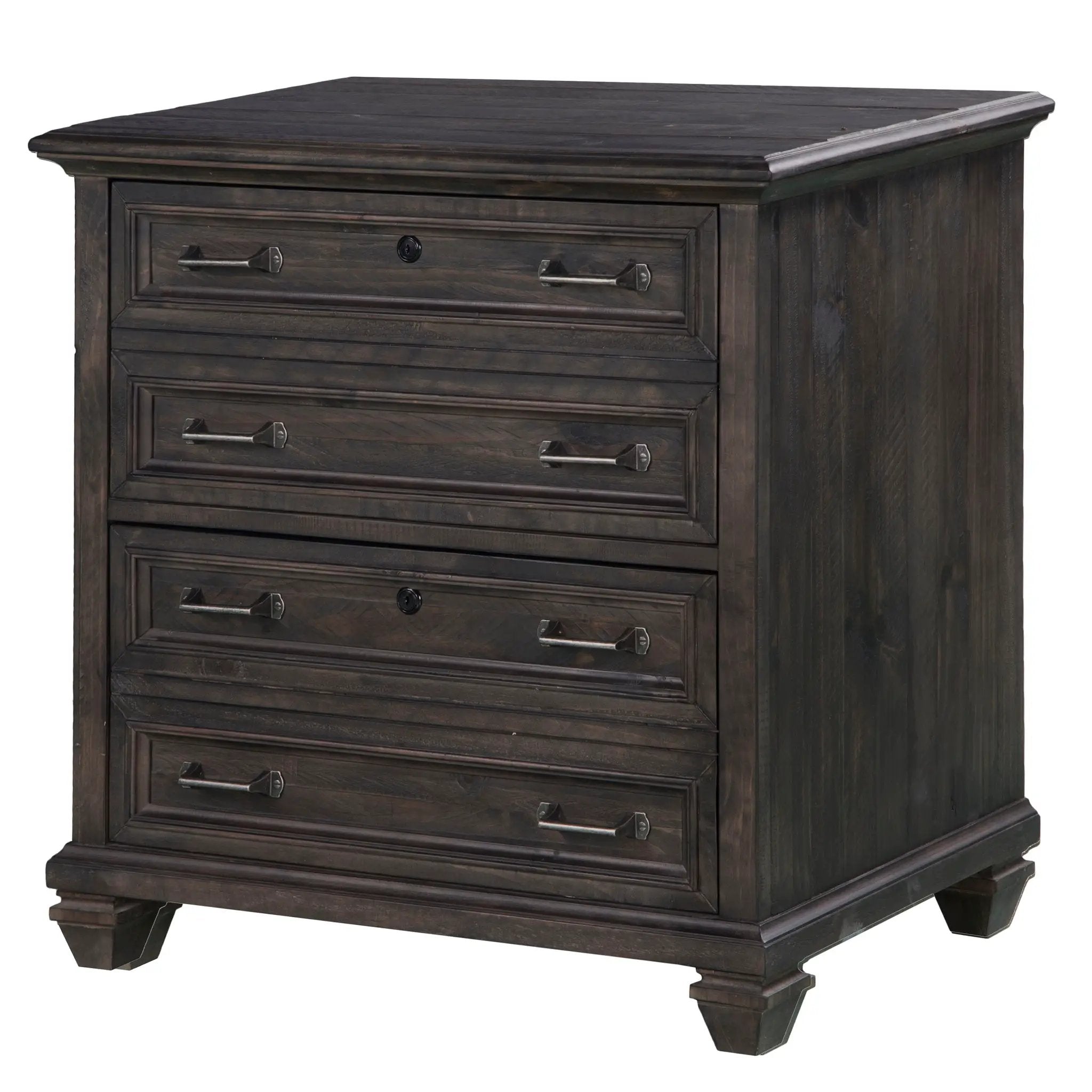 Sutton Place - Lateral File - Weathered Charcoal by Unique Piece Furniture