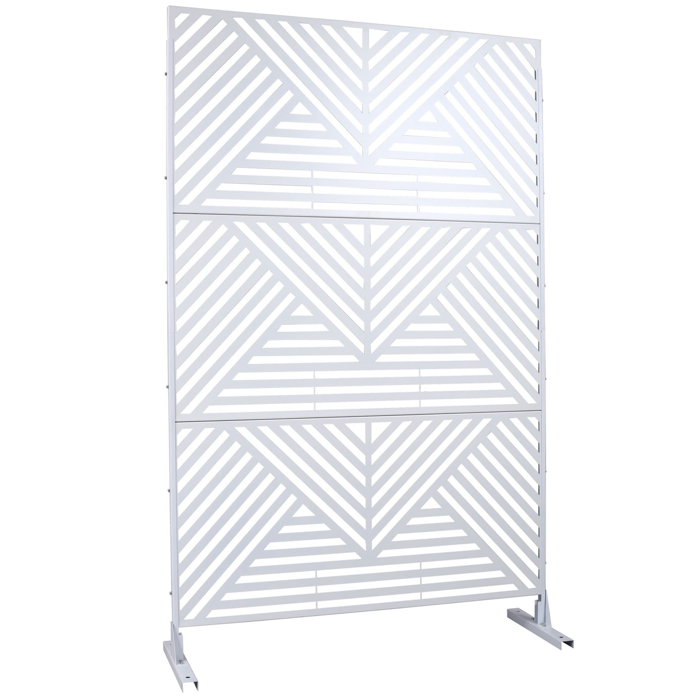 Freestanding Outdoor & Indoor Freestanding Metal Privacy Screen by Unique Piece Furniture