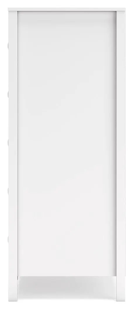 Hallityn - Five Drawer Chest - White by Unique Piece Furniture