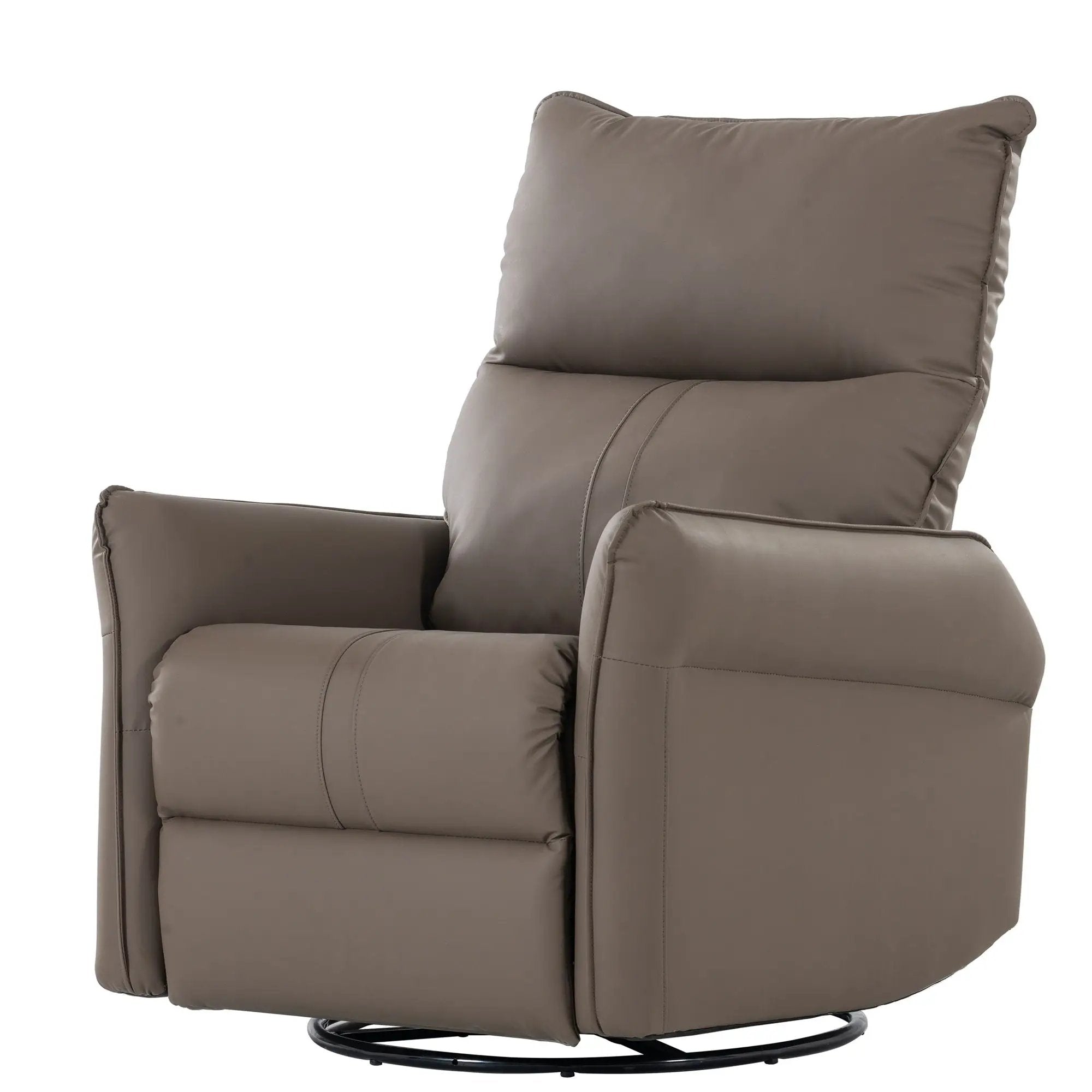 360° Modern Small Rocking Swivel Recliner Chair With Side Pocket by Unique Piece Furniture