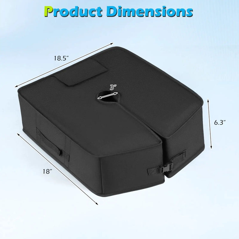 90 LBS Sand-fillable Umbrella Base Weight by DirectDeals