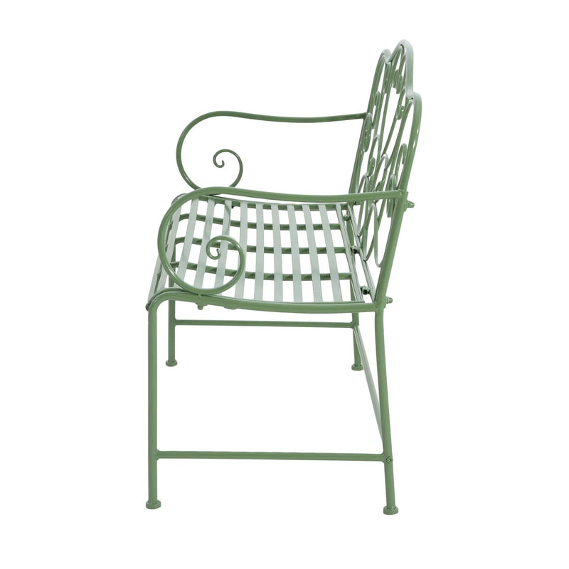 Sunnydaze Outdoor Garden Bench - Green by HouseOfZazla