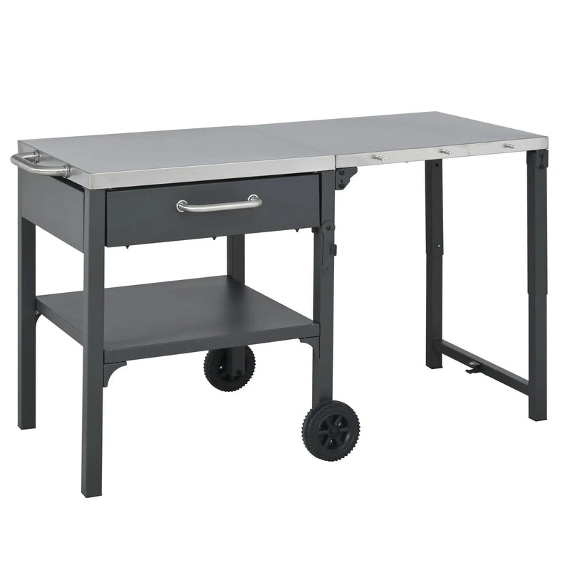 Outdoor Kitchen Cart Foldable Outdoor Prep Station by HouseOfZazla