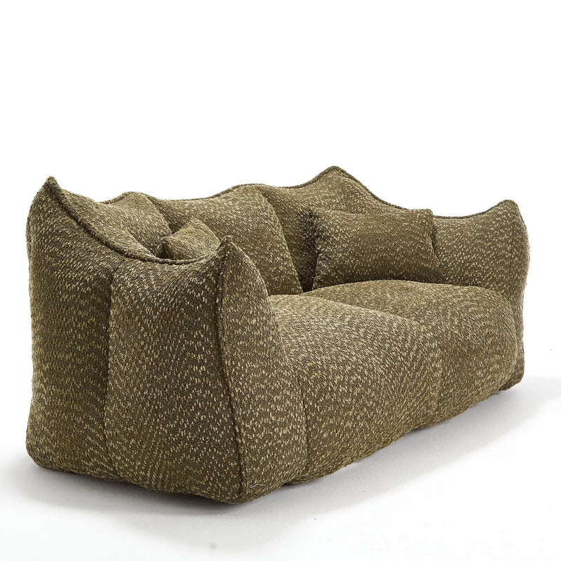 Comfortable Dual Beanbag Chair With High Resilience Foam Core For 2 People by HouseOfZazla