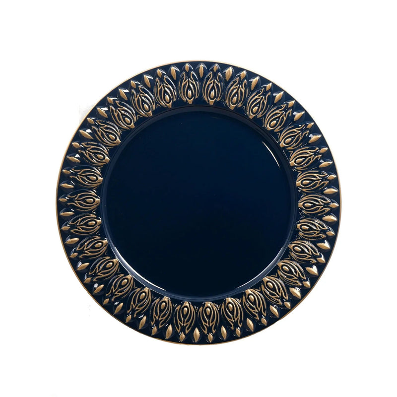 Elegant Plastic Charger Plate (Set of 8) by Unique Piece Furniture
